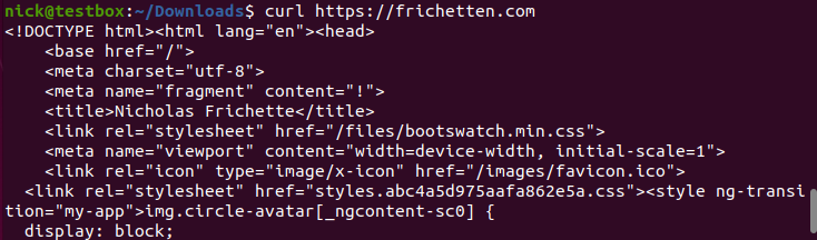 Showing the interception of traffic on an SSL enabled website.